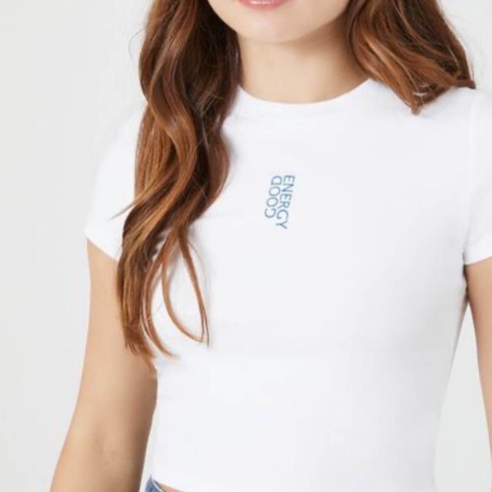 Forever 21 Good Energy crop top